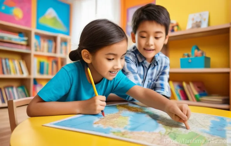 가족과 함께하는 해외 영화 감상 - **Cozy Family Global Movie Night:**
    "A diverse family of four (mother, father, a young boy, and ...