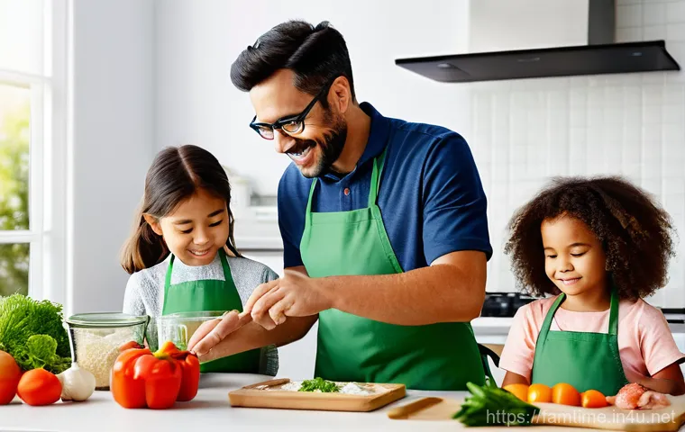 가족과 함께하는 해외 영화 감상 - **Children's Cultural Discovery through Film:**
    "Two inquisitive children, a boy (around 8 years...