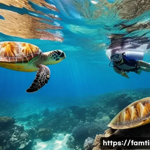 Home 27 가족과 즐기는 바다 액티비티 - **Image Prompt: Family Snorkeling Adventure in Hanauma Bay**
A vibrant underwater scene in Hanau...